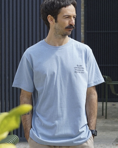 Elsk - Freedom Men's Brushed T-Shirt - Dusty Blue